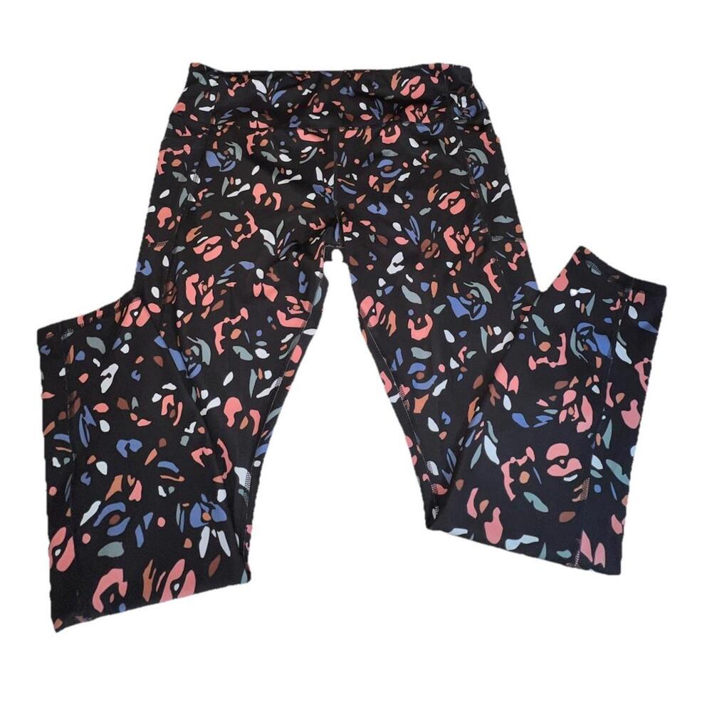 Avia Women's XXL (20) Athleisure Leggings Pockets Core Performance Black Multi